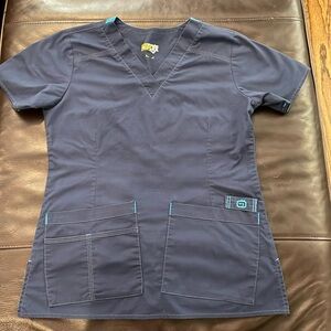 Wonderwink Wonderflex XSmall navy scrub set